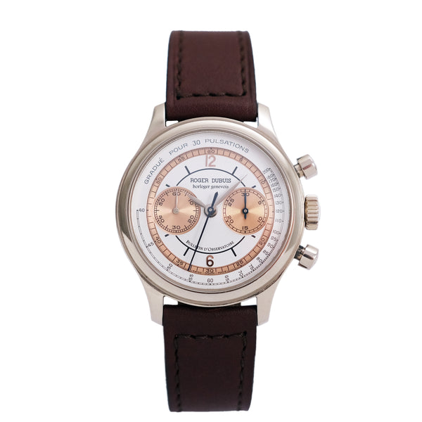 腕時計 Hommage Model Roger Dubuis Hommage Chronograph H37 56 - Salmon sector dial