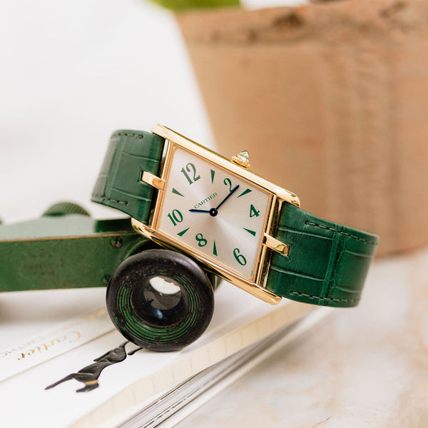 Cartier Tank Asymetrique NSO Green Mr Watchley