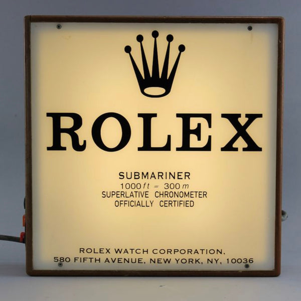 Vintage Swiss-Made Rolex SUBMARINER Watch Stand Display with