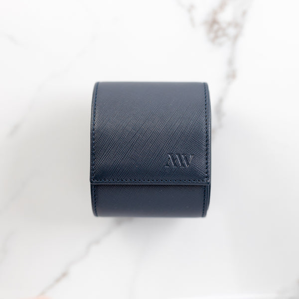 Travel Case Navy Blue – Mr Watchley