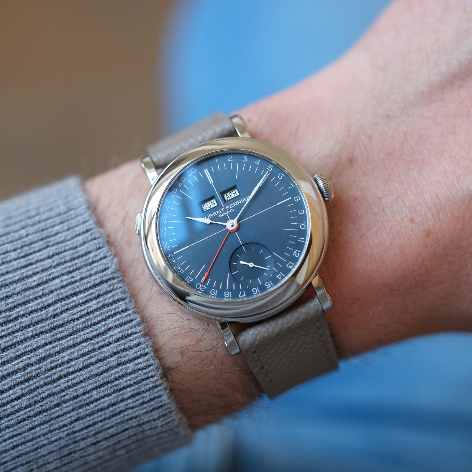 Laurent Ferrier Ecole Annual Calendar Bleu – Mr Watchley