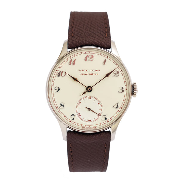 Pascal Coyon Series 2 - Unique piece - Enamel dial with Breguet numerals