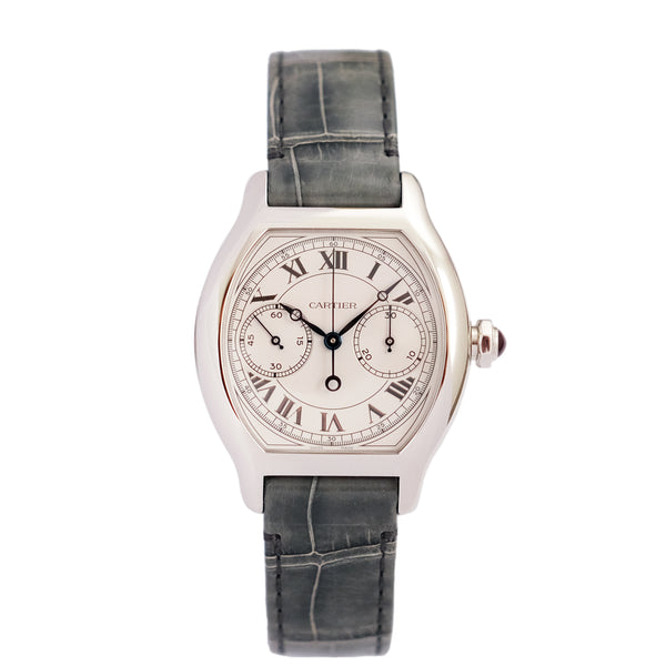 Cartier Tortue Monopoussoir Chronograph Platinum - WHTO0008 - 4574