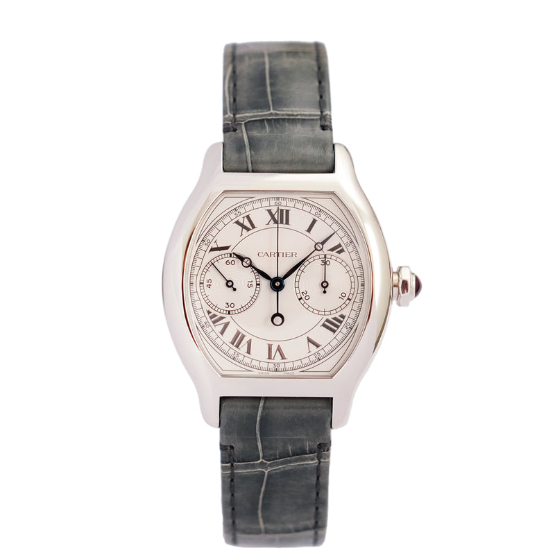 Cartier Tortue Monopoussoir Chronograph Platinum - WHTO0008 - 4574