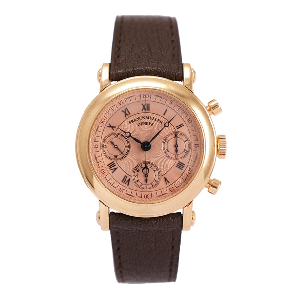 Franck Muller Chronograph Double Face Unique Salmon dial