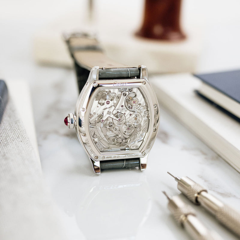 Cartier Tortue Monopoussoir Chronograph Platinum - WHTO0008 - 4574