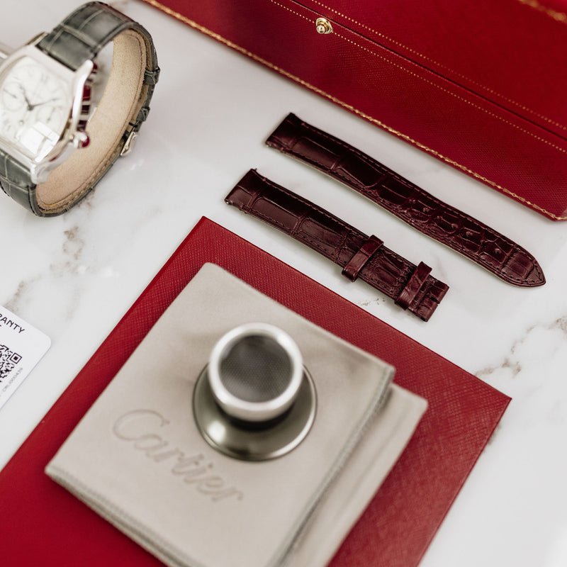 Cartier Tortue Monopoussoir Chronograph Platinum - WHTO0008 - 4574