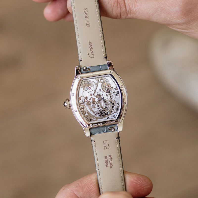 Cartier Tortue Monopoussoir Chronograph Platinum - WHTO0008 - 4574