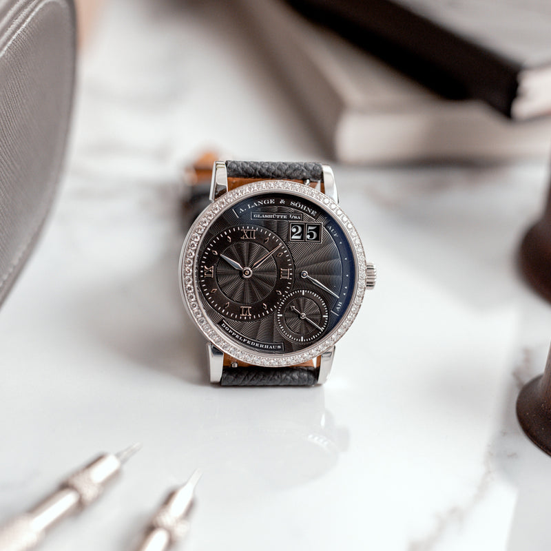 A. Lange & Söhne 20th Anniversary Platinum set - "Death star" Ref. 811.062 - 101.062