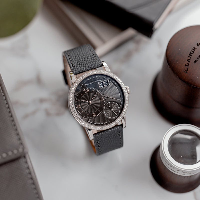 A. Lange & Söhne 20th Anniversary Platinum set - "Death star" Ref. 811.062 - 101.062