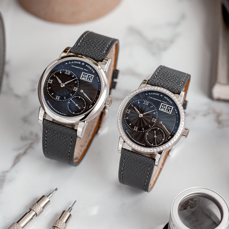 A. Lange & Söhne 20th Anniversary Platinum set - "Death star" Ref. 811.062 - 101.062