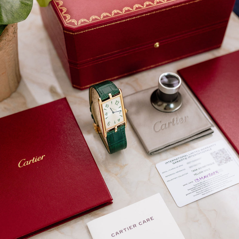 Cartier Tank Asymétrique NSO - Green