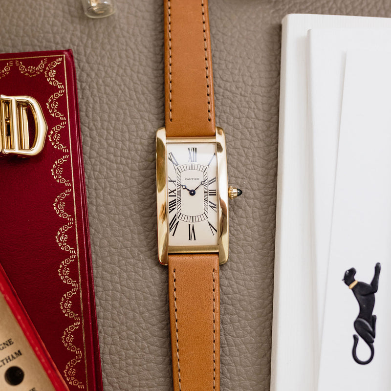 Cartier Tank Cintrée 100th Anniversary Yellow gold WGTA0057