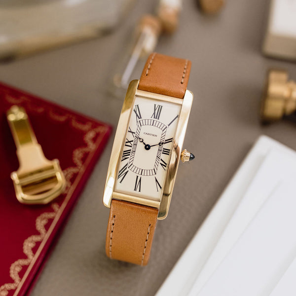 Cartier Tank Cintrée 100th Anniversary Yellow gold WGTA0057