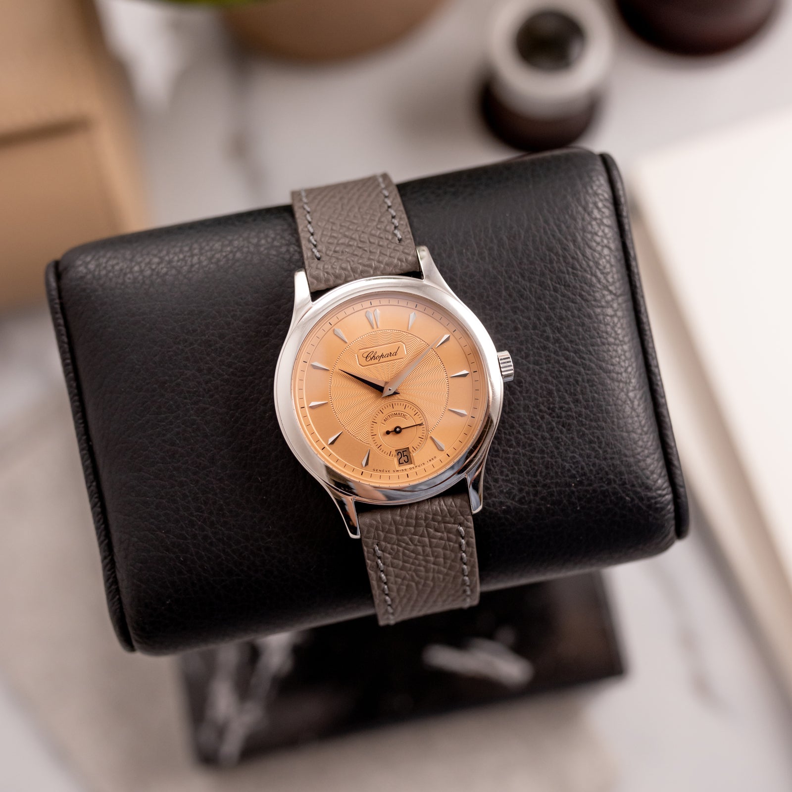 Chopard L.U.C. 1860 - Salmon Guilloché dial - 16/1860/1 - Limited