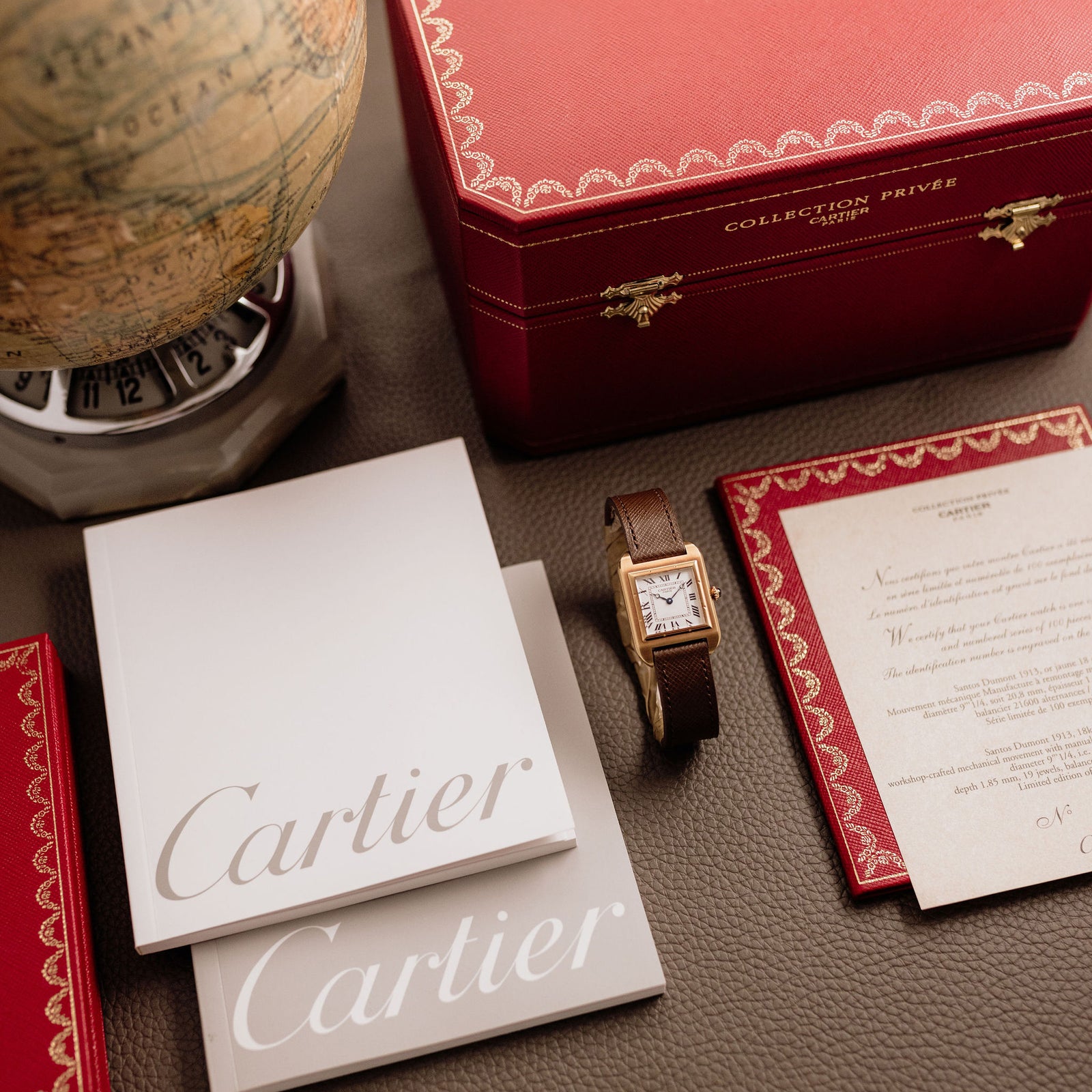 Cartier Santos Dumont 1913 - 100th anniversary - Ref. 2697F - Full