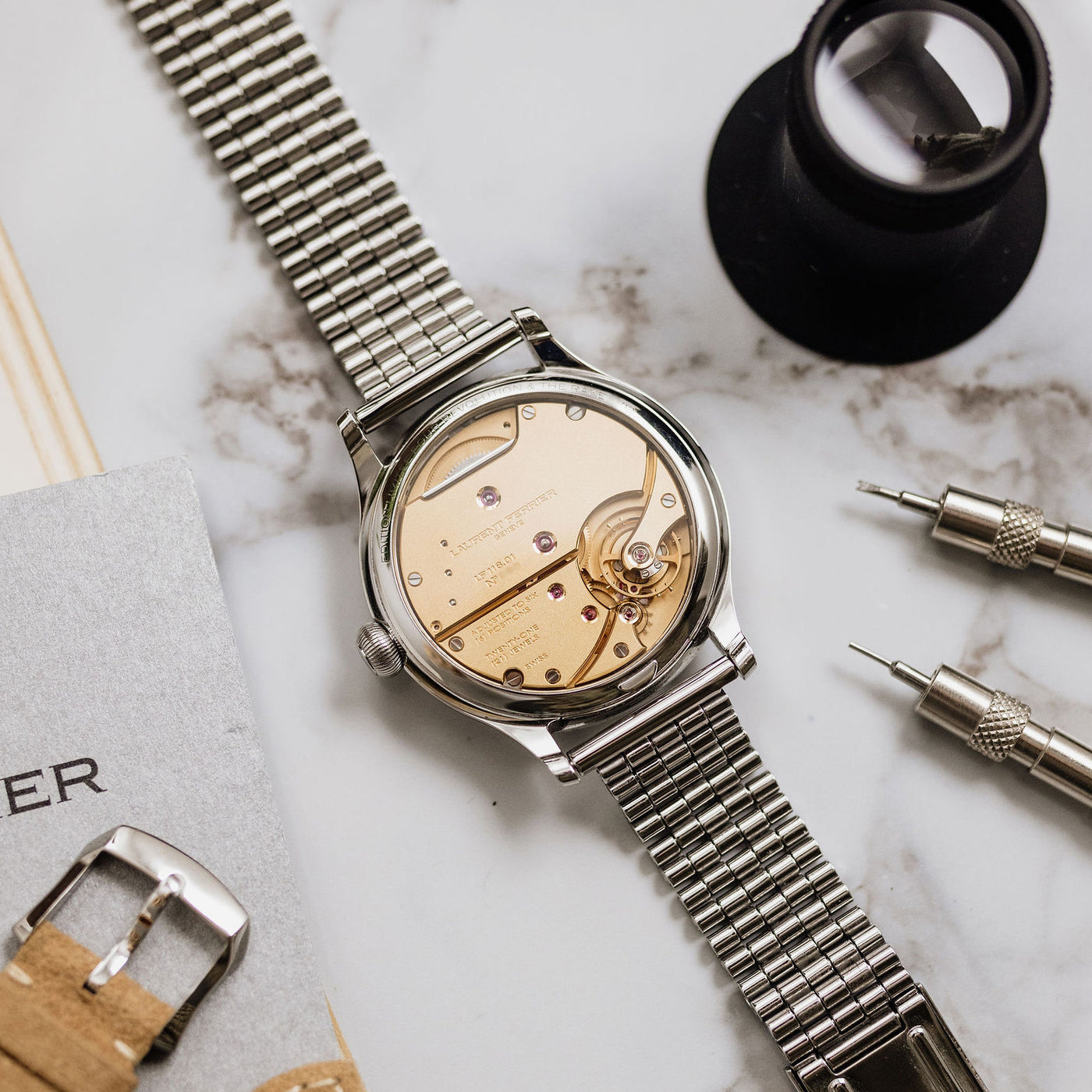 Balancier Complet Pour Mouvement Montre FE 140.1.2 - 21600 Alternances - Incabloc - Neuf