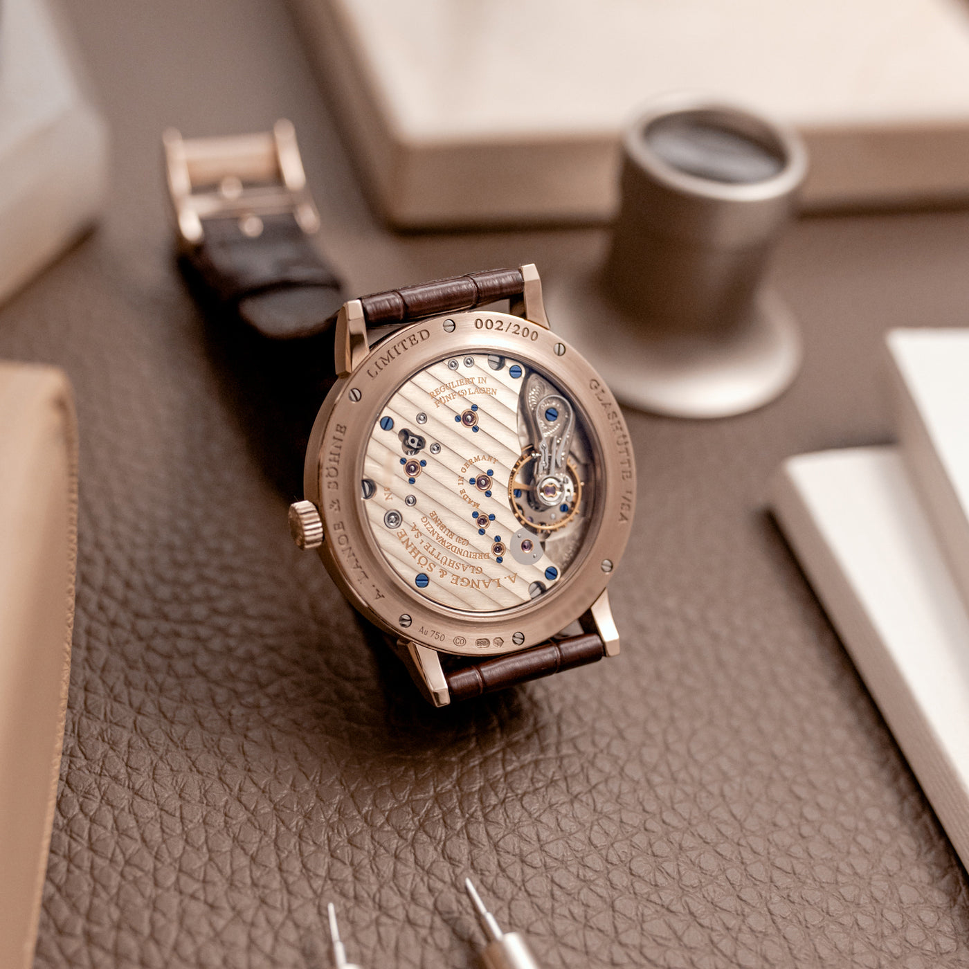 GWスペシャルセール！68%OFF CINQUANTA フォレスティエール A. Lange & Söhne 236.050 1815 Anniversary F.A. Lange 'Honey