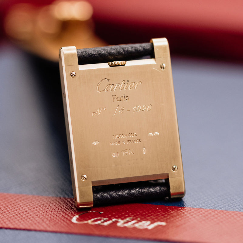 Cartier Tank à Guichets - Pink gold - one of 3 from 1996