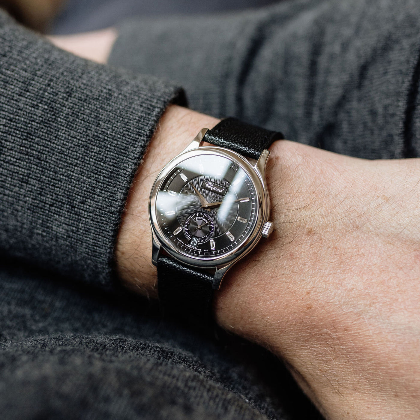 Chopard L.U.C. 1860 - 1.96 movement - Black Guilloché with