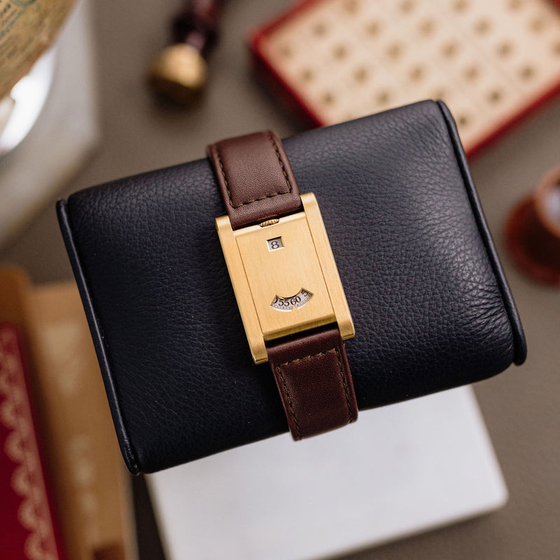 Cartier Tank à Guichets - Yellow gold - Special order from 1996