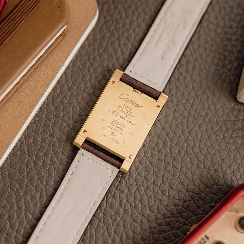 Cartier Tank à Guichets - Yellow gold - Special order from 1996