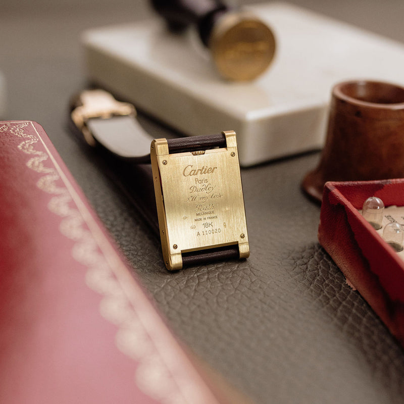 Cartier Tank à Guichets - Yellow gold - Special order from 1996