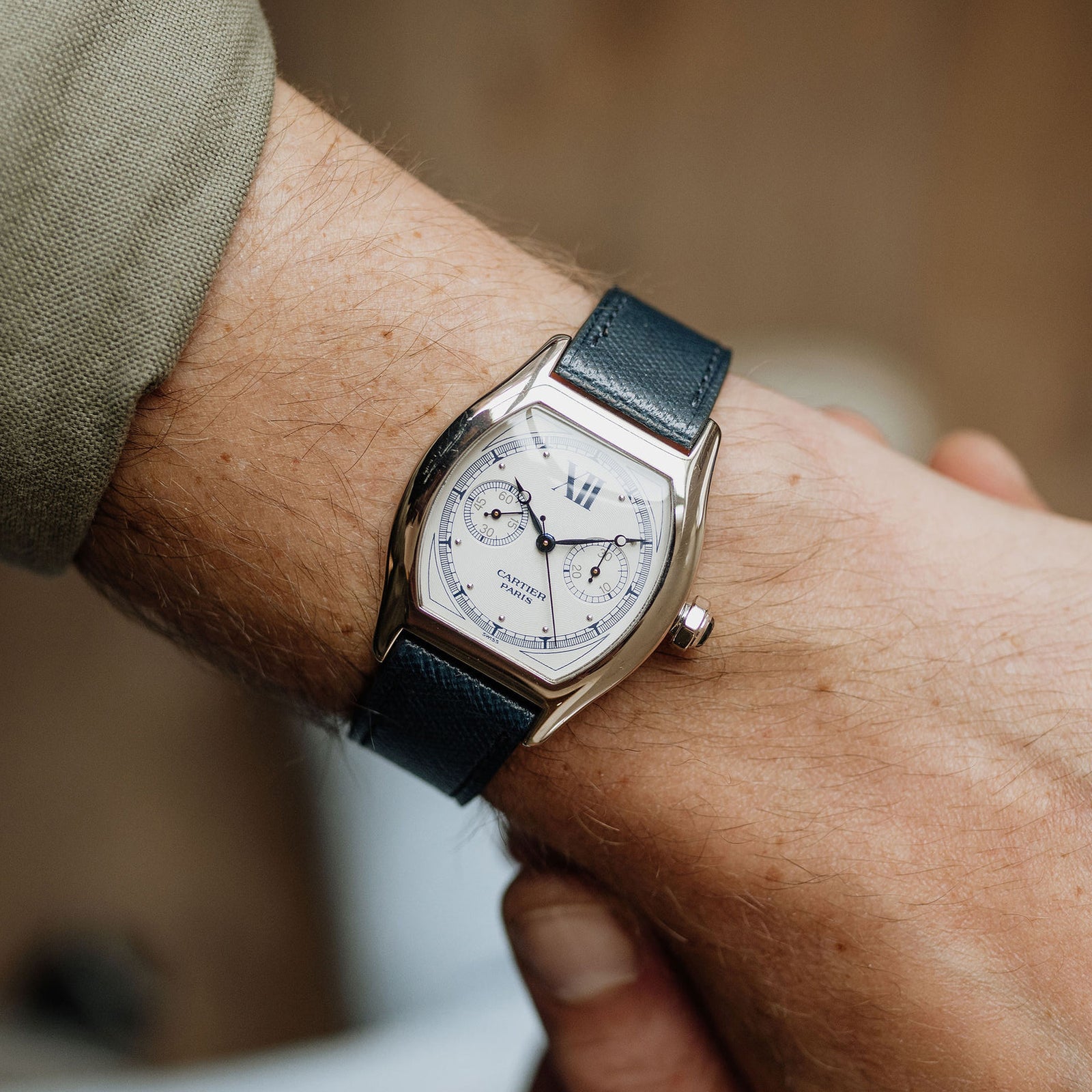 Cartier Tortue Monopoussoir - 2396 - Full set – Mr Watchley