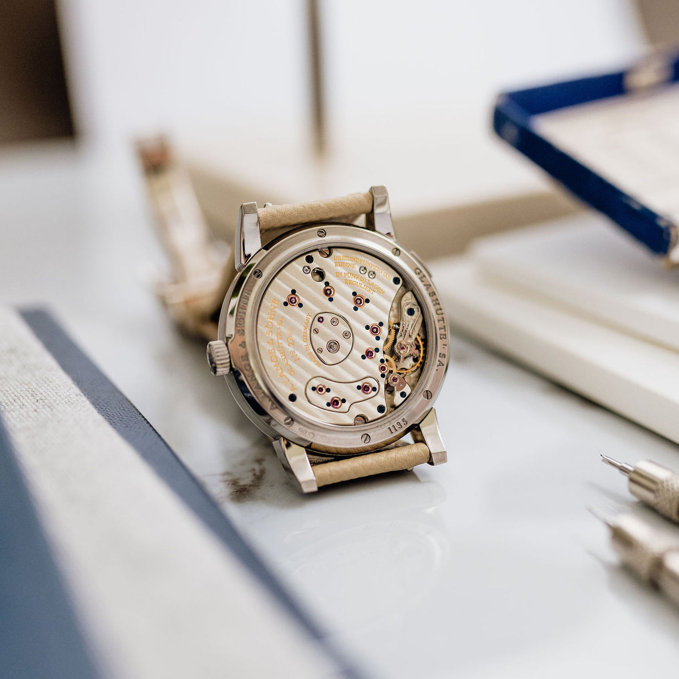 A. Lange & Sohne Lange 1 - 101.027 - Unusual Early MIG dial - Full