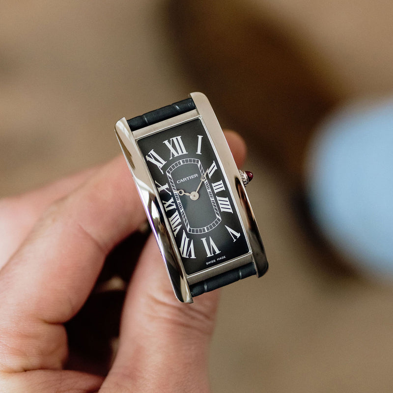 Cartier Tank Cintrée NSO - Platinum - Grey dial