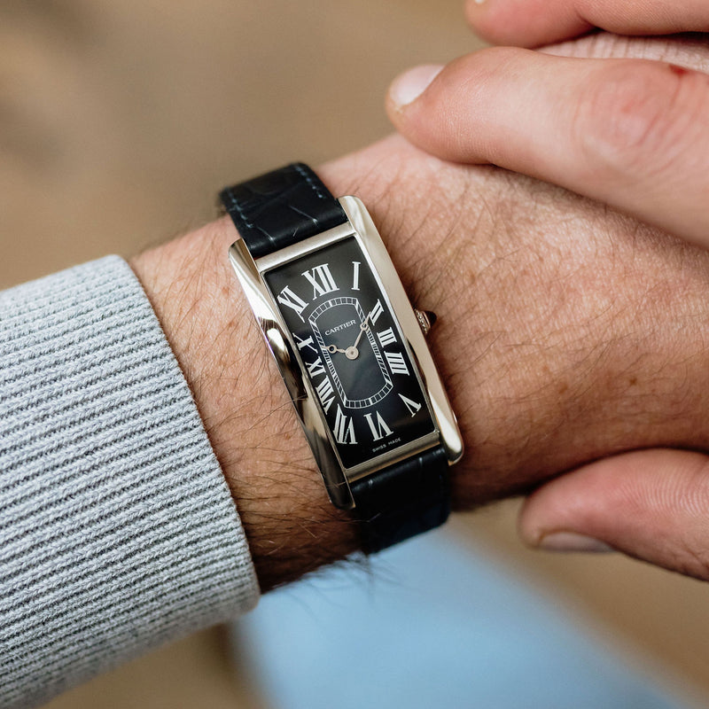 Cartier Tank Cintrée NSO - Platinum - Grey dial