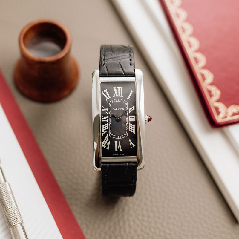 Cartier Tank Cintrée NSO - Platinum - Grey dial