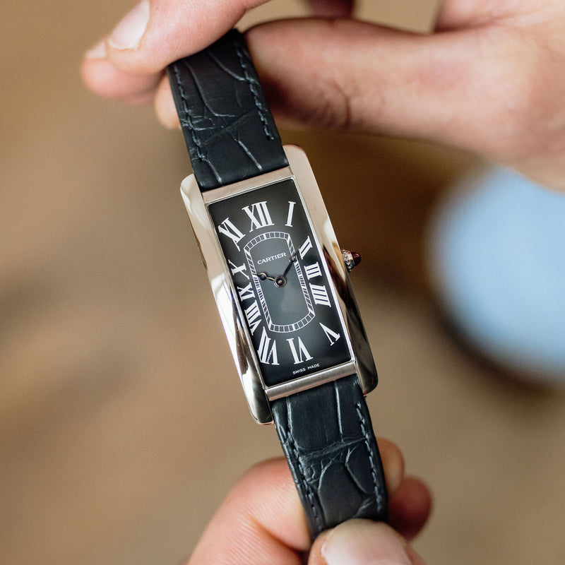 Cartier Tank Cintrée NSO - Platinum - Grey dial