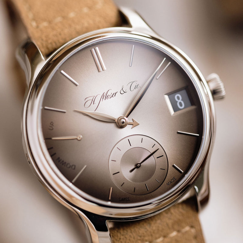 H. Moser & Cie Perpetual Calendar Palladium Fumé