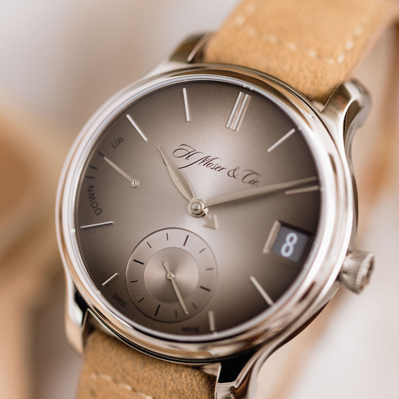 H. Moser & Cie Perpetual Calendar Palladium Fumé