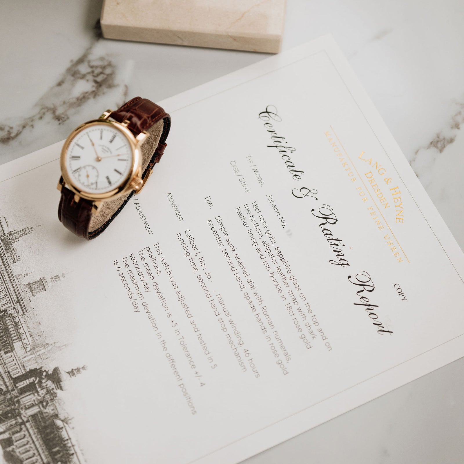Lang & Heyne Johann - Nr x - Rose gold – Mr Watchley