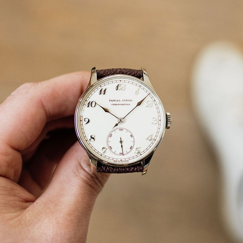 Pascal Coyon Series 2 - Unique piece - Enamel dial with Breguet numerals