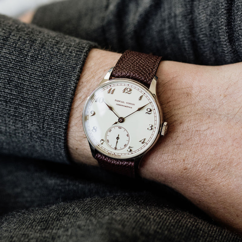 Pascal Coyon Series 2 - Unique piece - Enamel dial with Breguet numerals