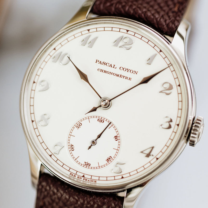 Pascal Coyon Series 2 - Unique piece - Enamel dial with Breguet numerals