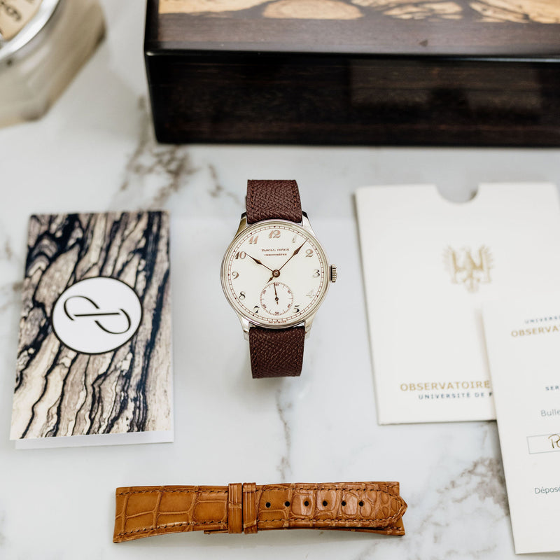 Pascal Coyon Series 2 - Unique piece - Enamel dial with Breguet numerals
