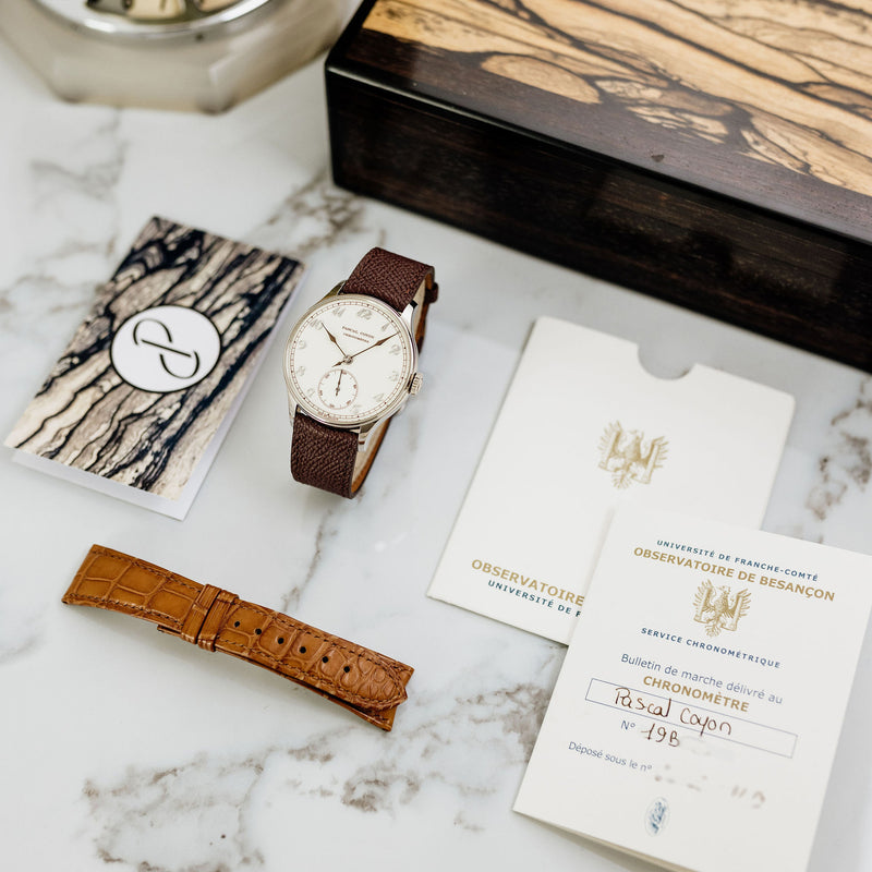 Pascal Coyon Series 2 - Unique piece - Enamel dial with Breguet numerals