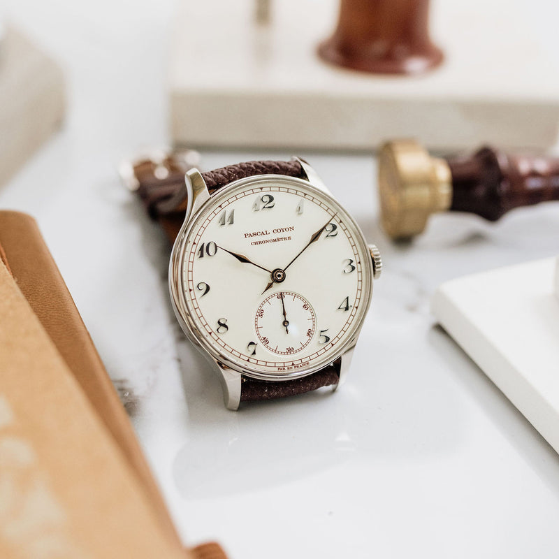 Pascal Coyon Series 2 - Unique piece - Enamel dial with Breguet numerals