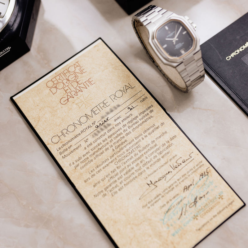 Vacheron Constantin Chronomètre Royal Ref. 2215 - Baguette dial - Full original set