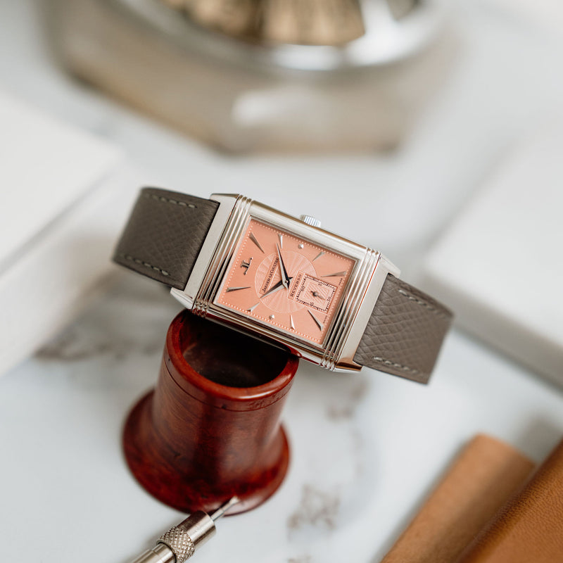 Jaeger-LeCoultre Reverso Art Deco - Salmon guilloché dial – Mr