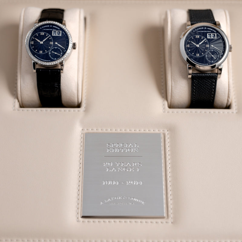 A. Lange & Söhne 20th Anniversary Platinum set - "Death star" 101.062 - 811.062