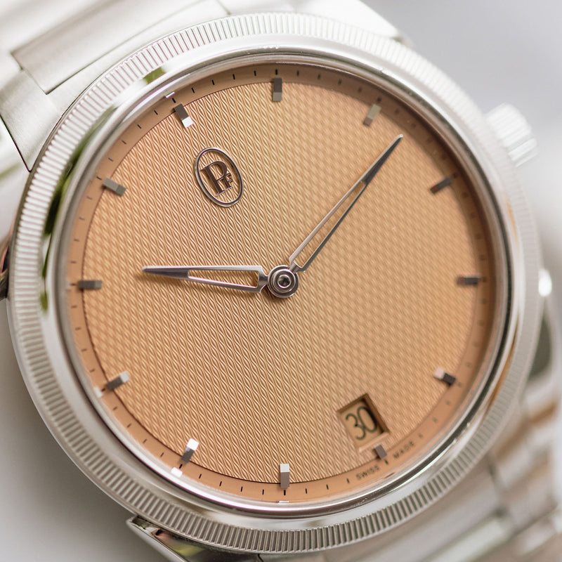 Parmigiani Fleurier Tonda PF Micro Rotor "Serenissima" - Salmon dial - Revolution & The Rake limited to 25 pcs