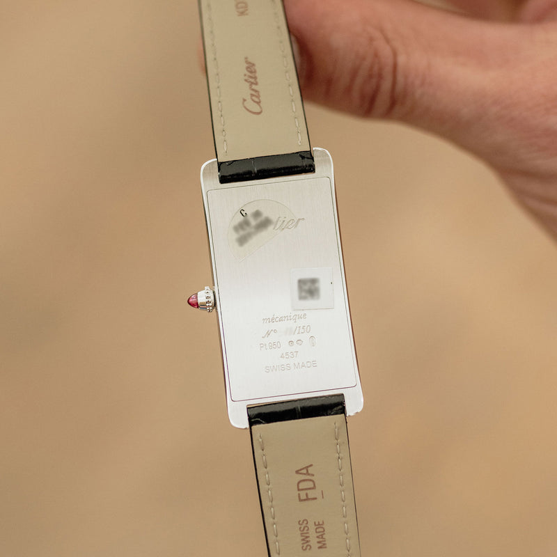Cartier Tank Cintrée Platinum Reedition - WGTA0193