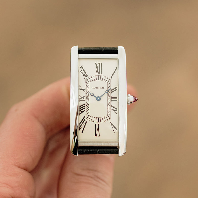 Cartier Tank Cintrée Platinum Reedition - WGTA0193
