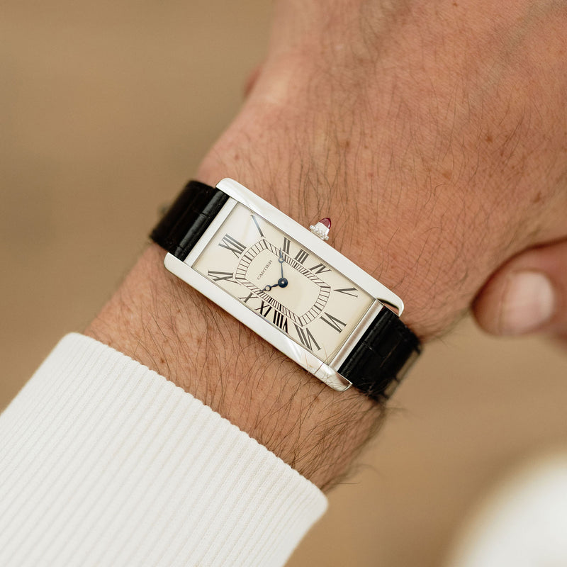 Cartier Tank Cintrée Platinum Reedition - WGTA0193