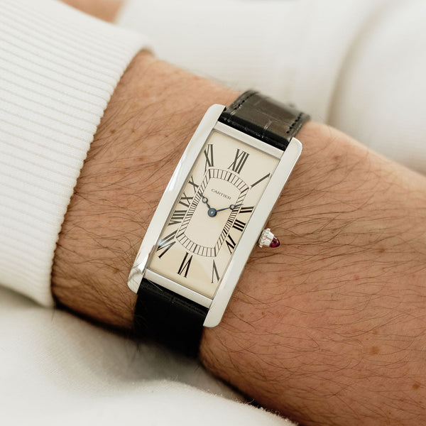 Cartier Tank Cintrée Platinum Reedition - WGTA0193